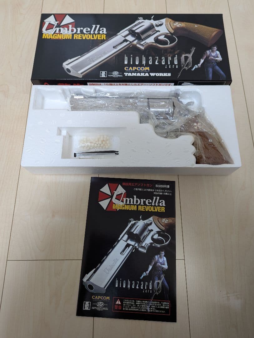 美品　TANAKA タナカ バイオハザード0 アンブレラ　マグナムリボルバー