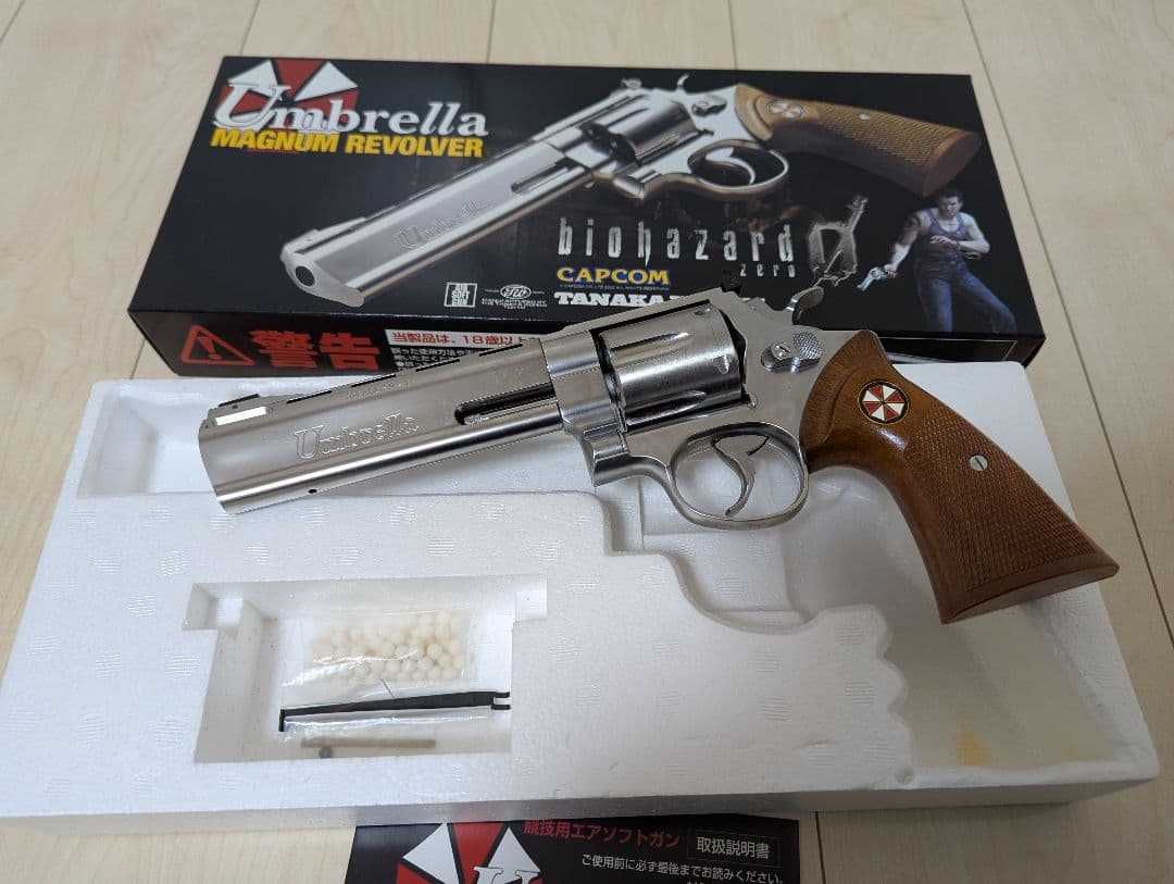 美品　TANAKA タナカ バイオハザード0 アンブレラ　マグナムリボルバー