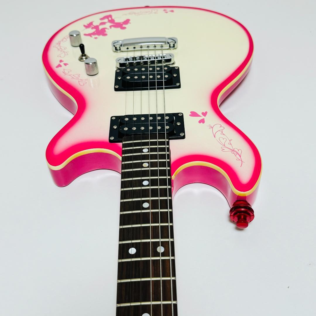 美品 希少ディズニー Chatting Birdコラボ エレキギター DEG-2