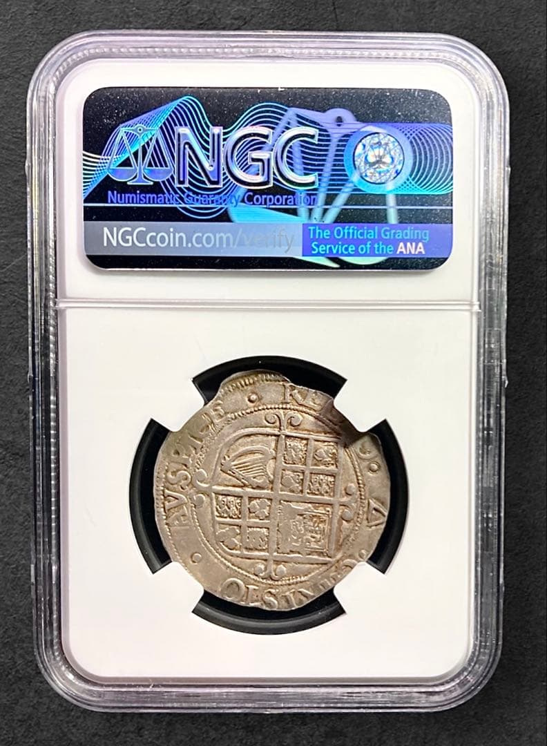【NGC AU58】イングランド チャールズ1世 シリング ハンマード 銀貨
