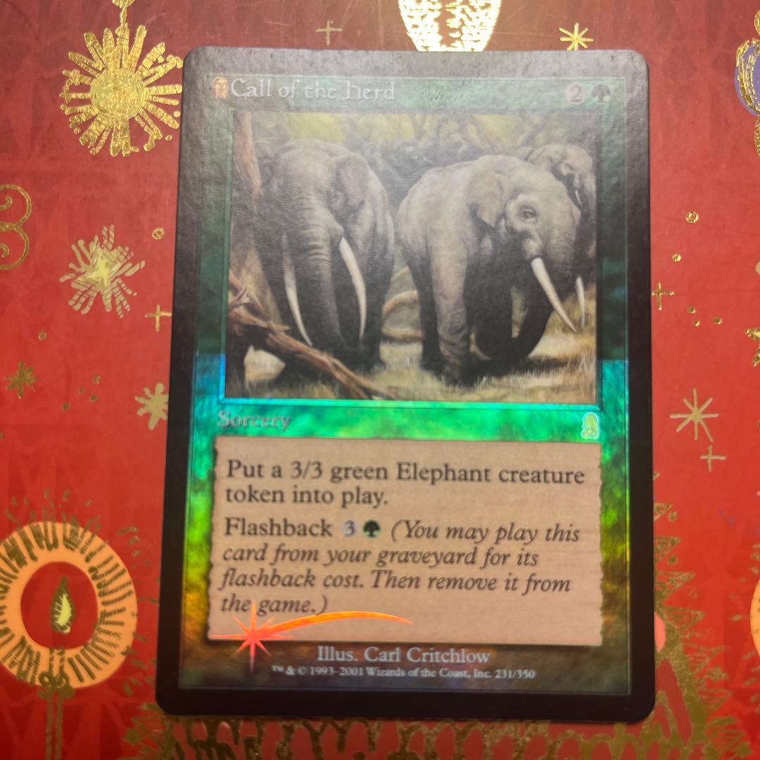mtg 獣群の呼び声　foil オデッセイ　英語