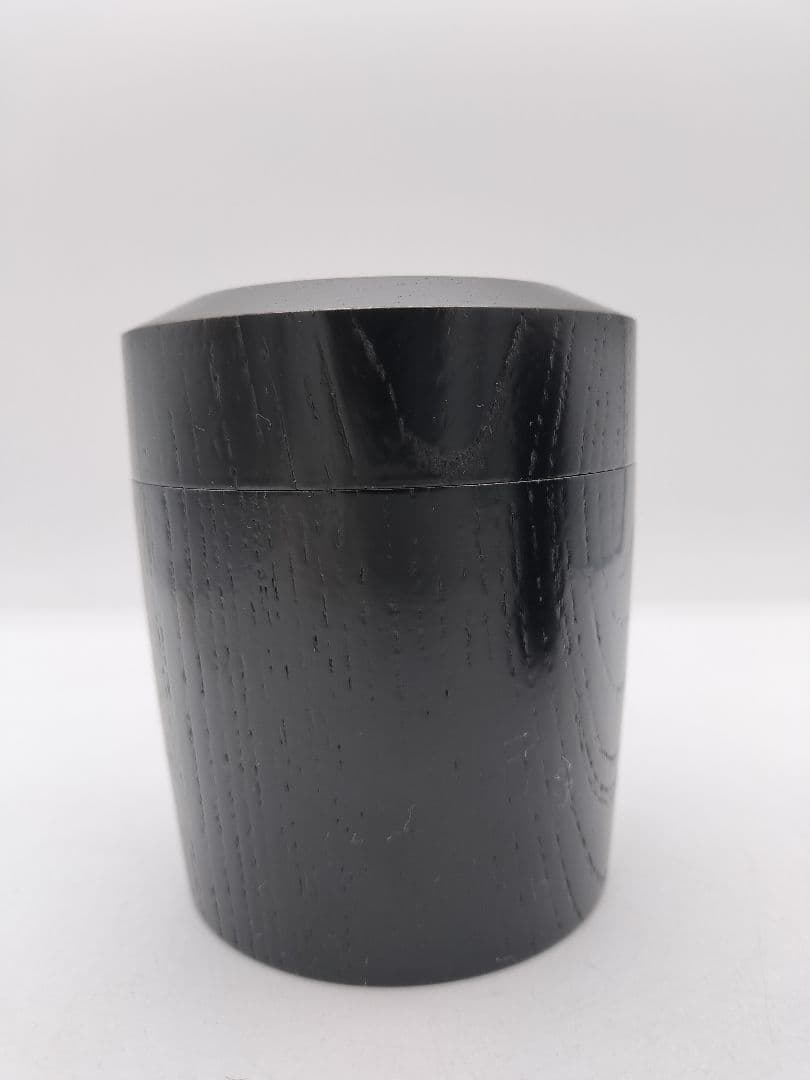 c760 詰棗 一双 木製掻合　挽家 詰茶入　茶道具 古物