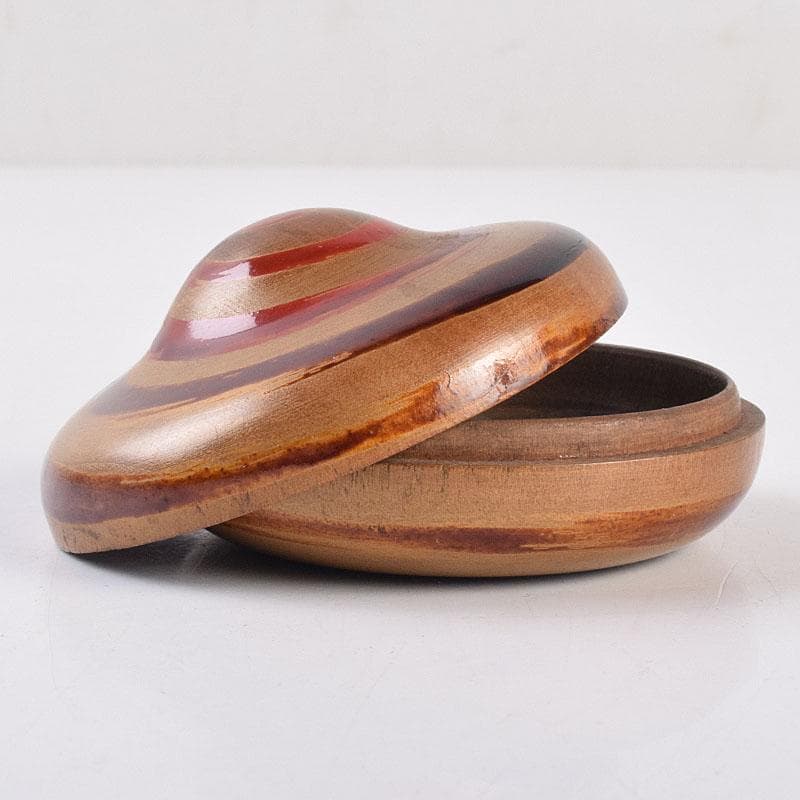 茶道具　宗元　竹根　香合　袱紗付　共箱　V　R9027