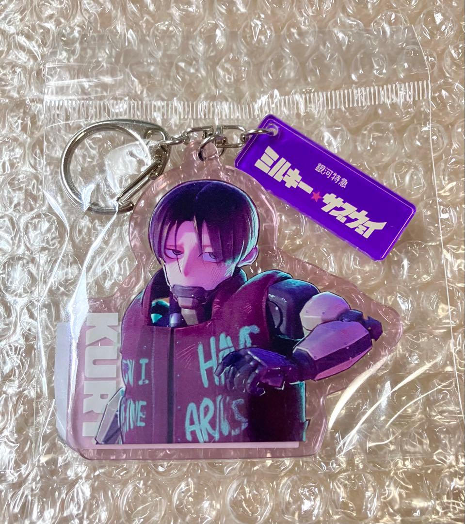 銀河特急 ミルキー☆サブウェイ カート アクリルpopバッジ ヴィレヴァン