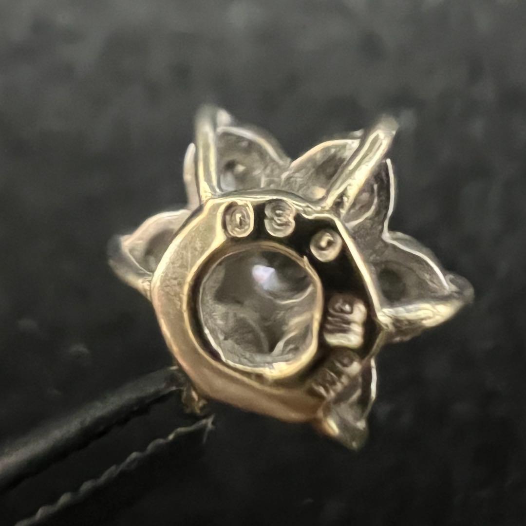 k18wg ネックレストップ　レディース　アクセサリー　チャーム　小物