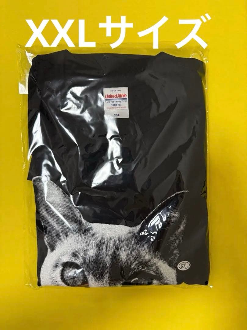 FEEDER 猫の顔CAT FACE Tシャツ XXLサイズ