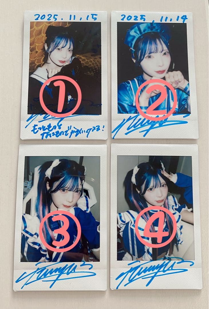 NANIMONO 【柊真ミフユ】 チェキ 4枚セット nanimono