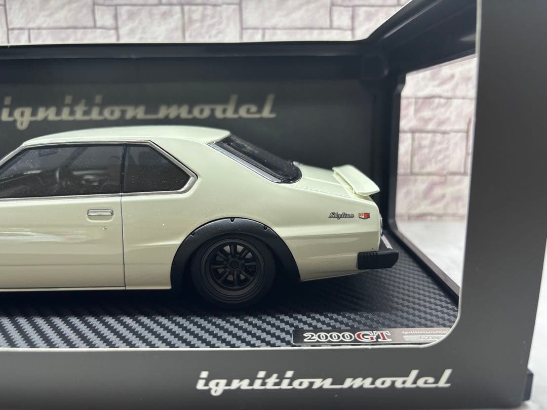 はっぴー！1/18ミニカー　初期型スカイラインジャパン【新品】Fミラー