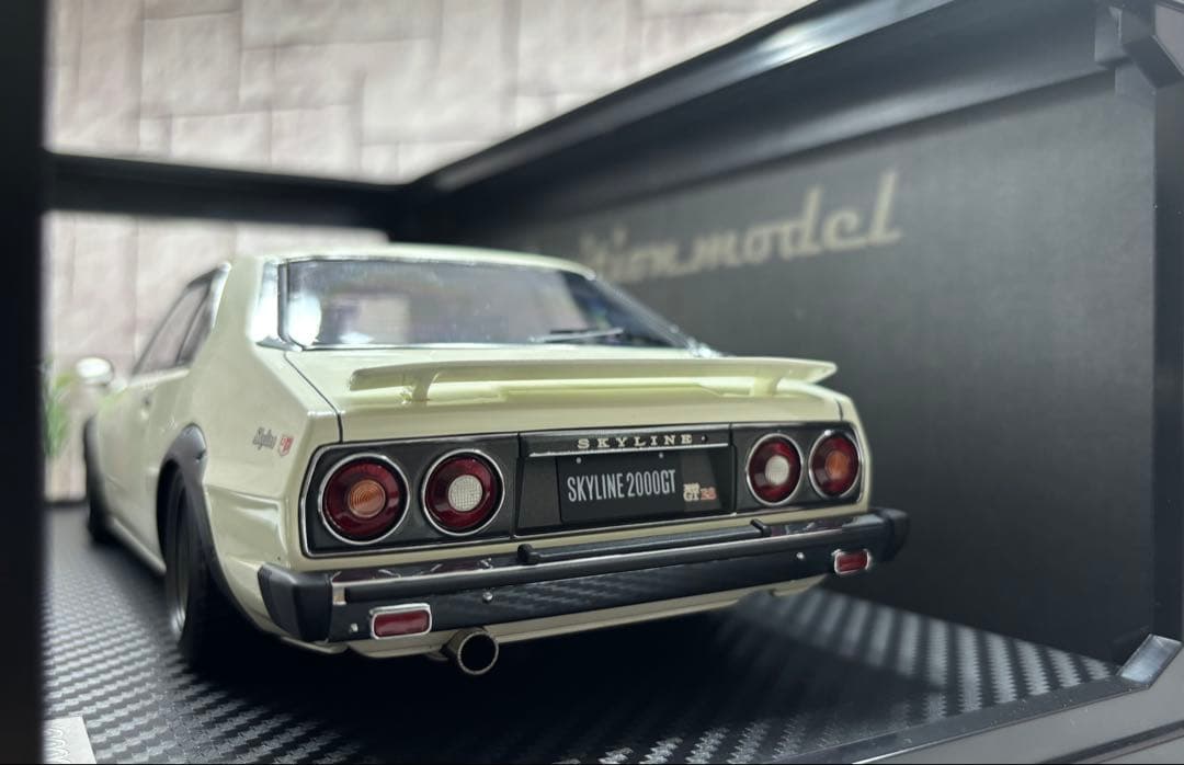 はっぴー！1/18ミニカー　初期型スカイラインジャパン【新品】Fミラー