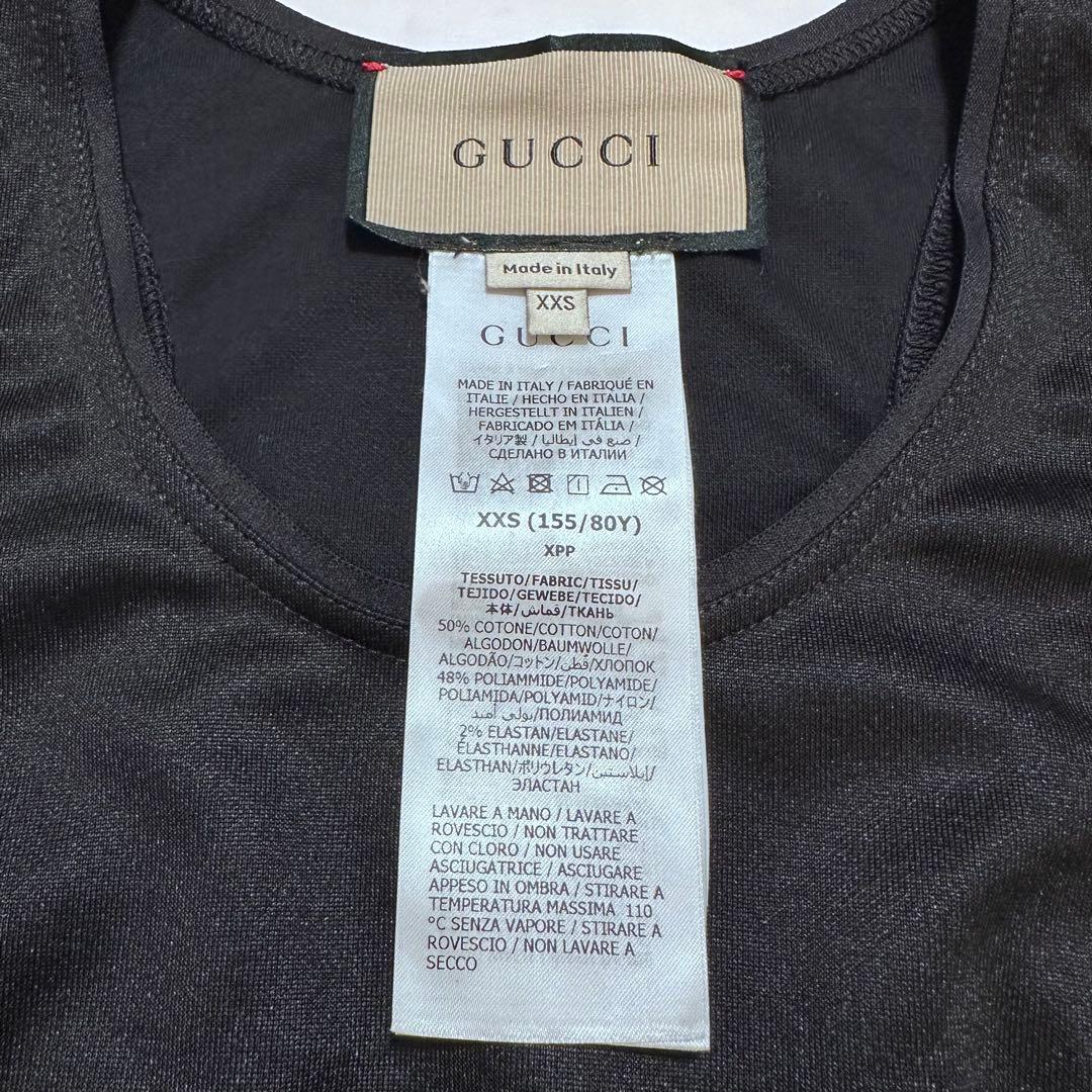 現行タグ✨グッチ × ザノースフェイス スポブラ タンクトップ 黒 XXS