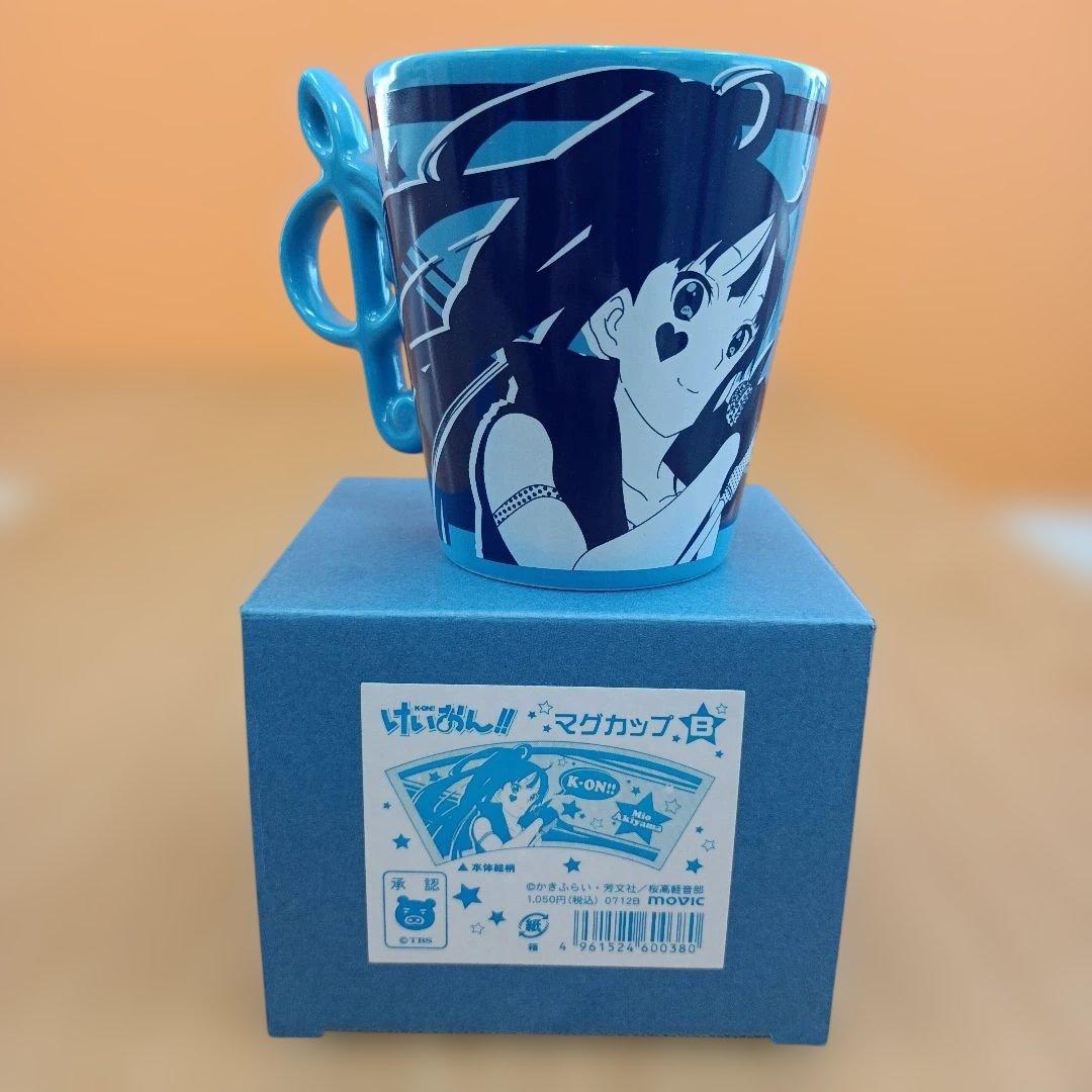 【未使用】 けいおん！　秋山澪　マグカップ　ト音記号　音符