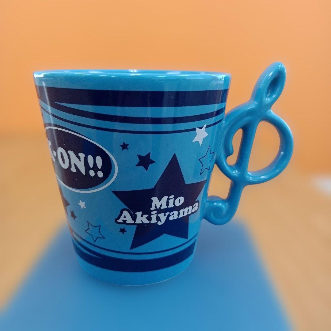 【未使用】 けいおん！　秋山澪　マグカップ　ト音記号　音符