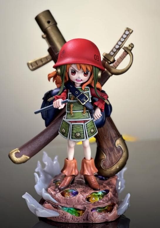 ワンピース フィルム ゼット 子供時代 ナミ フィギュア ガレージキット