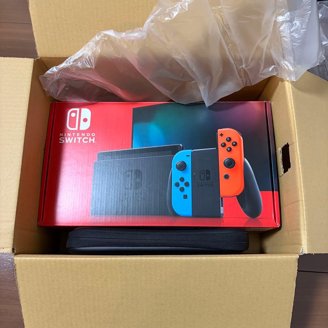 付属品完備 Nintendo switch 本体 フィルム・ケース付き