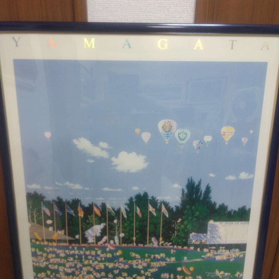 ヒロ・ヤマガタ　ライダーカップチャンピオンシップ　中古　大判額装アートポスター