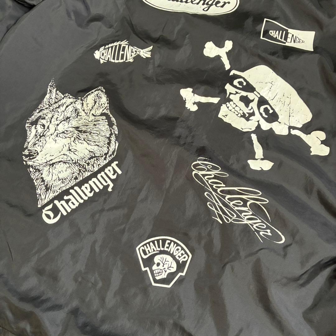 【希少】CHALLENGER 7周年記念 ロゴコーチジャケット 黒 Sサイズ