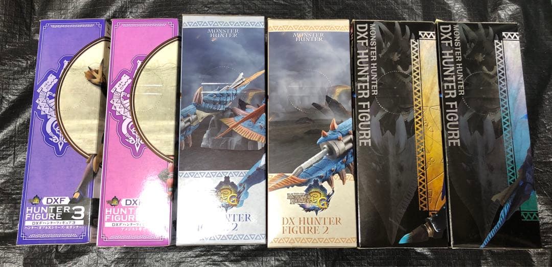 6点セット モンスターハンター モンハン DXFフィギュア ハンター 武器