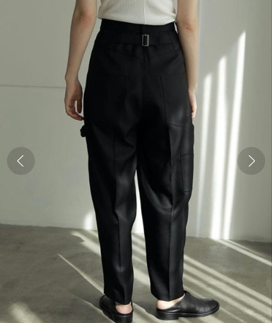 未使用タグ付き ETRE TOKYO ツイルペインターパンツ M 黒 ブラック