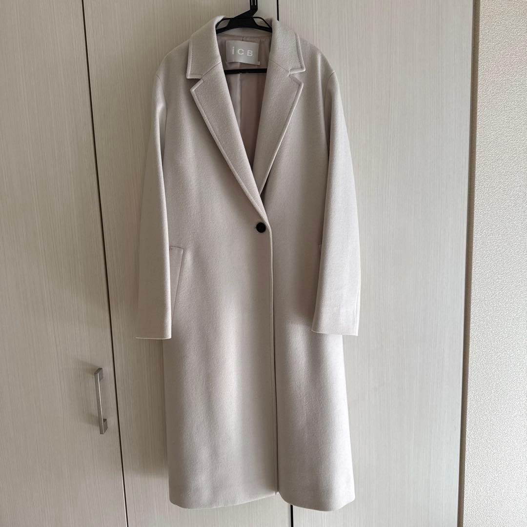 ICB ウールライトメルトンチェスターコート サイズ4 定価1/3以下ほぼ未使用