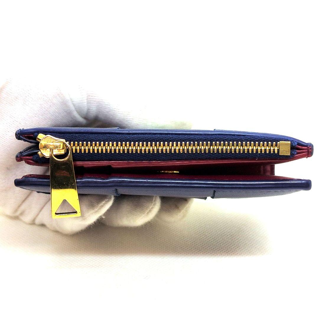 【極美品 RFID搭載 現行】ボッテガヴェネタ　スモールカセット　バイカラー