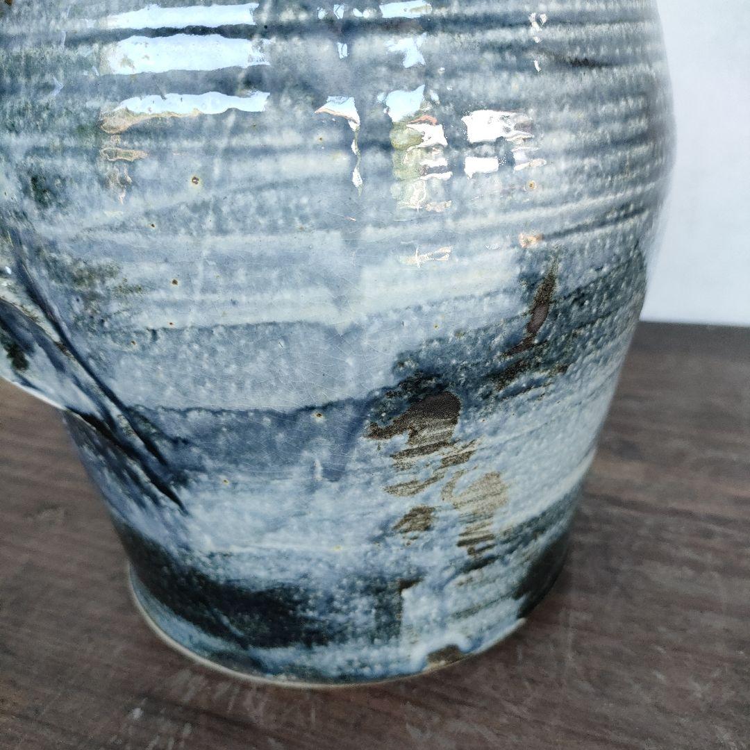 平山元康 共箱あり 水差しピッチャー高さ30cm未使用に近い陶器陶芸民藝花器花瓶