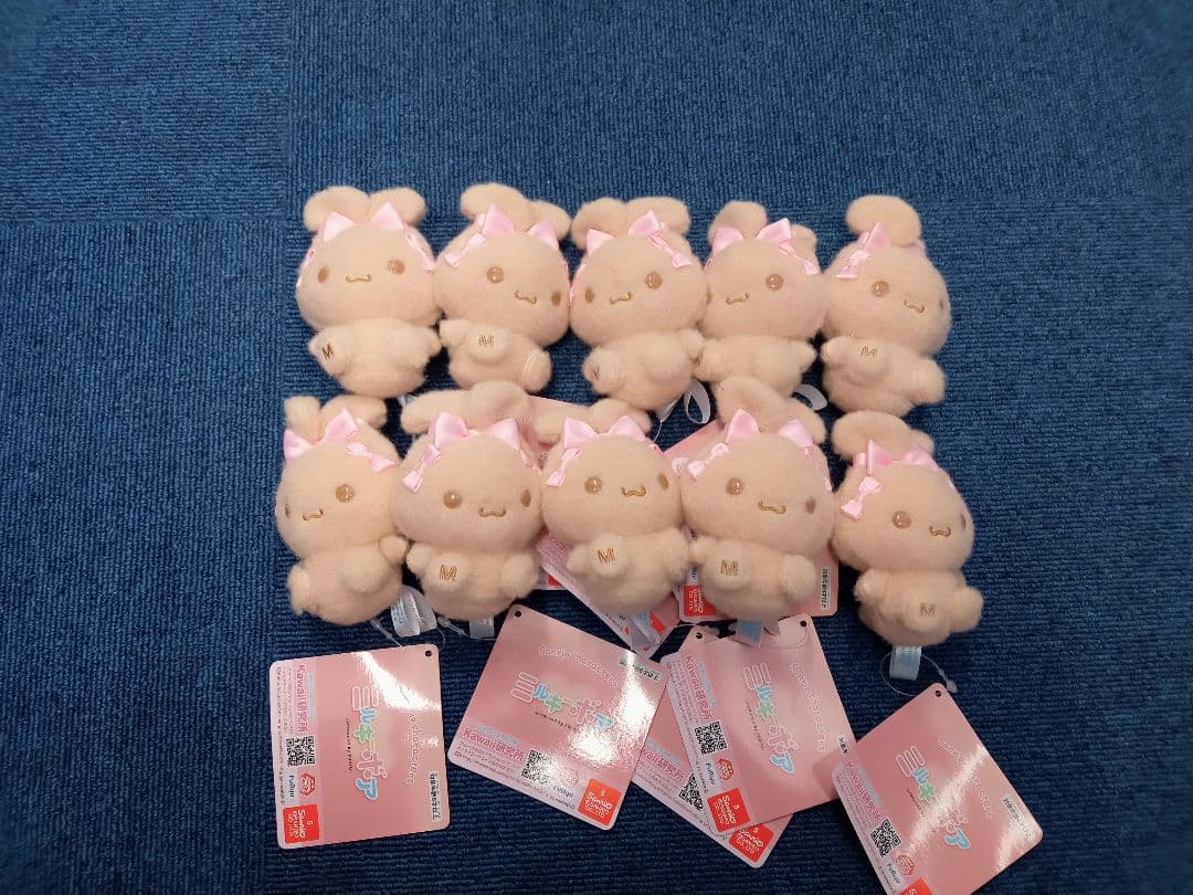 シナモロール ミルキーボア みみむすび　マスコット　モカ　10個セット①