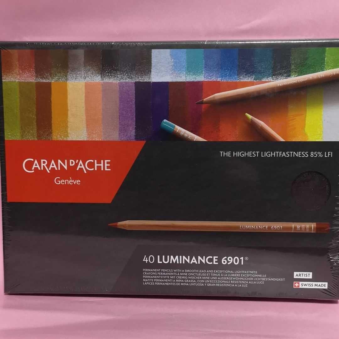 CARAN D'ACHE LUMINANCE 6901 40色セット