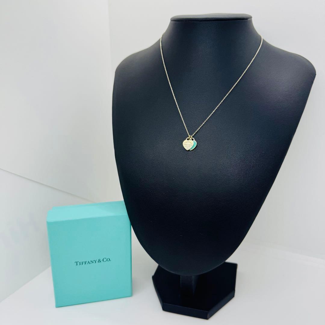 ✨Tiffany& Co✨ティファニー✨リターントゥ✨ダブルハート✨ネックレス✨