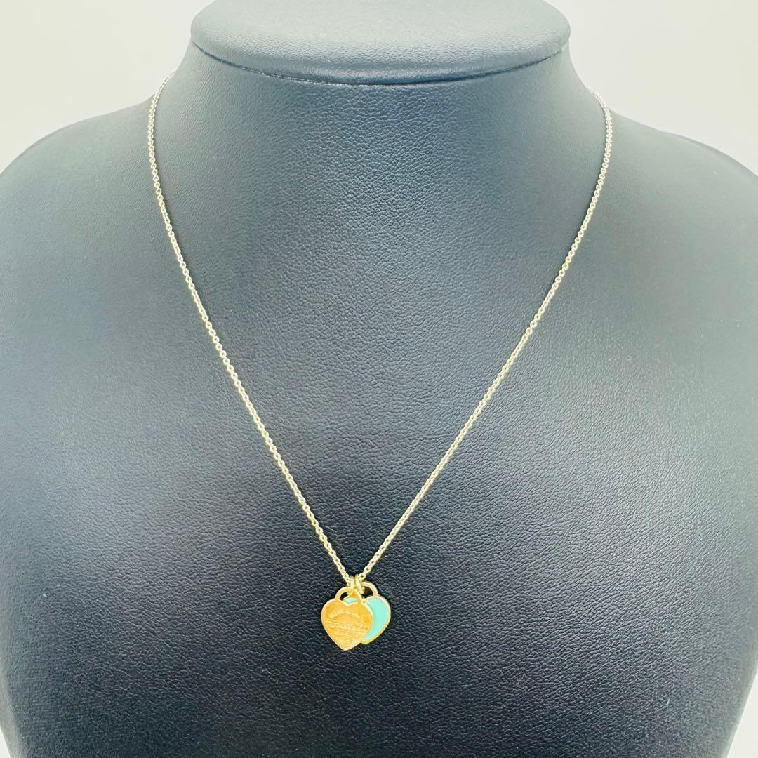 ✨Tiffany& Co✨ティファニー✨リターントゥ✨ダブルハート✨ネックレス✨