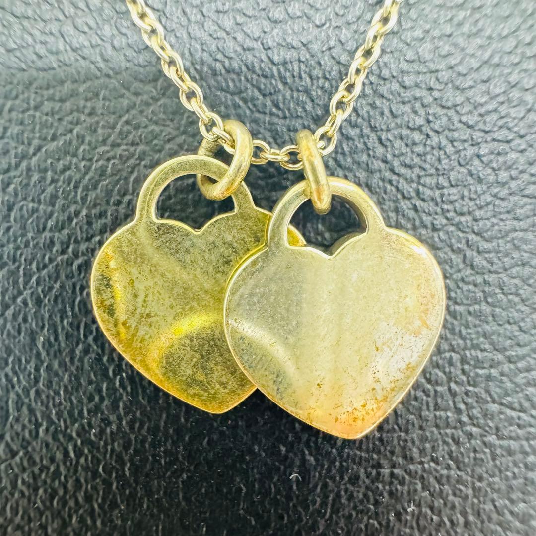 ✨Tiffany& Co✨ティファニー✨リターントゥ✨ダブルハート✨ネックレス✨