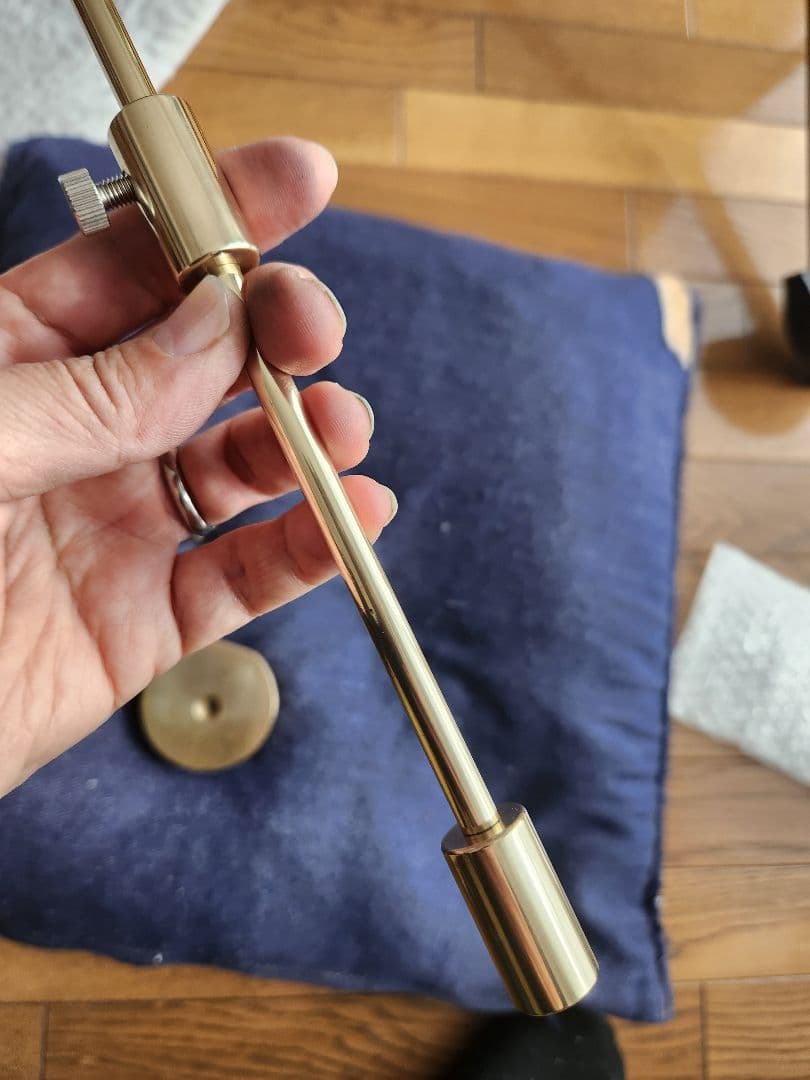 匠　エンドピン 　バスクラリネット　チップ　　ストッパー　真鍮板　おまけ付き