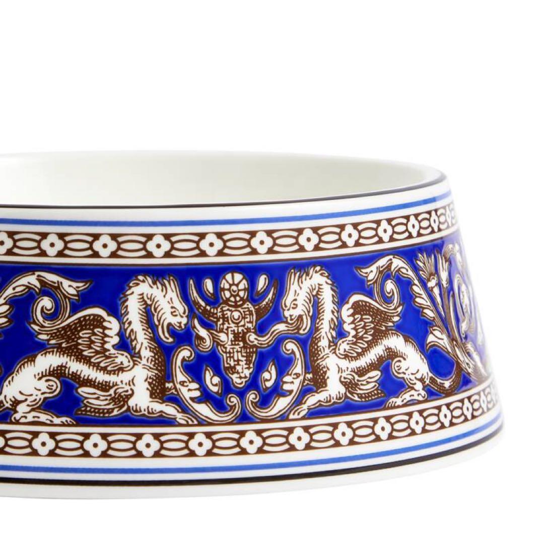 新品 ウェッジウッド フロレンティーン ペットボウル 17cm マリン 犬 猫