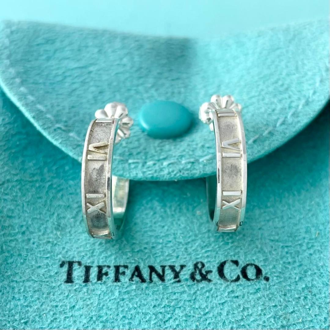 ティファニー アトラス フープ ピアス 925 PX4fe