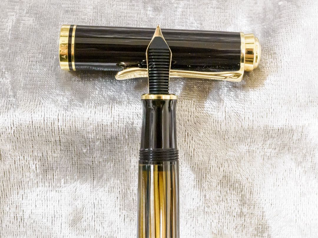 Pelikan スーベレーン M400 茶縞 ニブF　2016年発売限定品