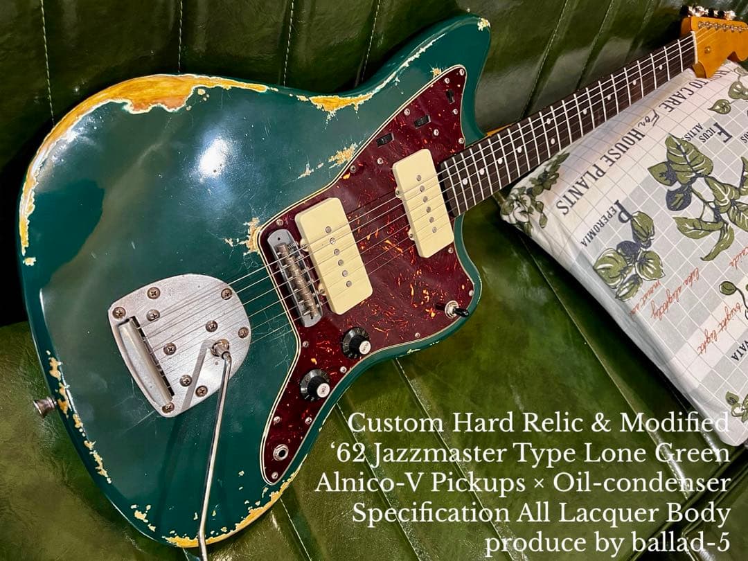 ハードレリック60sジャズマスタータイプ/オールラッカーボディ/アルニコPU