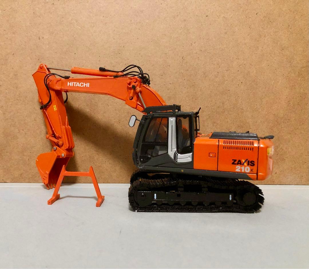 日立建機HITACHI ZAXIS210K 分割ブーム式油圧ショベル1/40