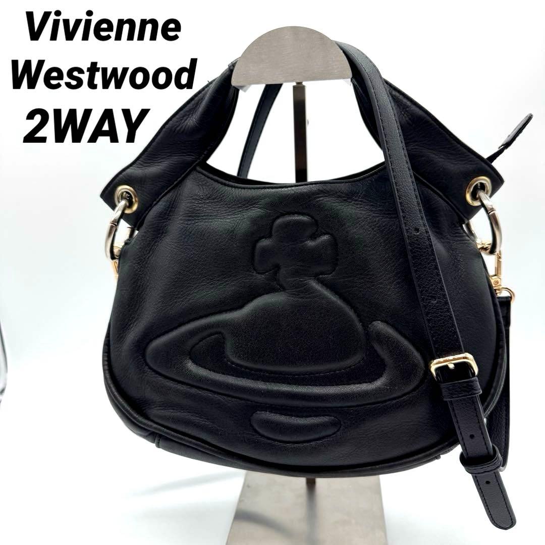 美品 Vivienne Westwood 3層 ショルダーバッグ 2WAY