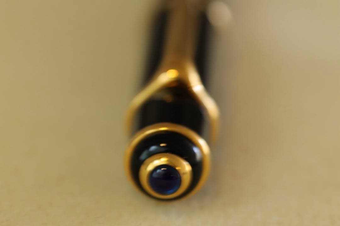Cartier ディアボロ万年筆 黒 ゴールド仕上げ