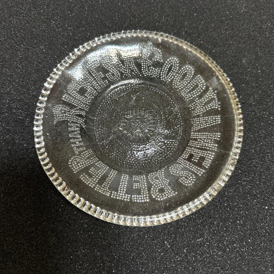 【新品未使用品】明治〜昭和　ガラスプレート4枚セット