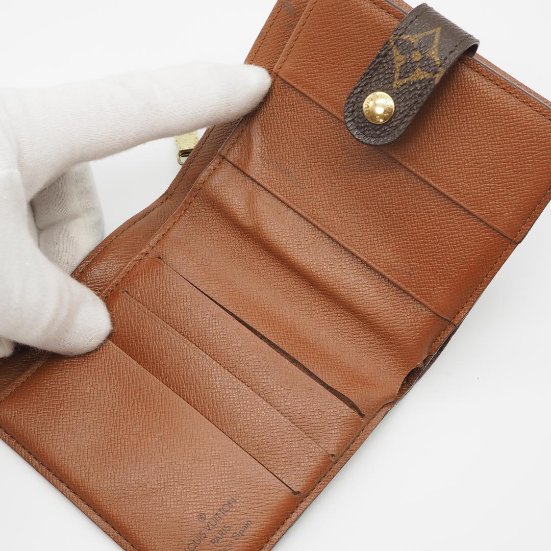 ルイヴィトン モノグラム コンパクトジップ 二つ折り財布