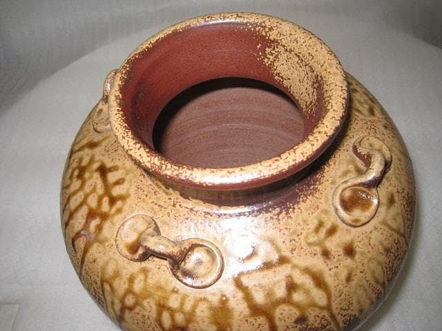 陶芸　備前焼　壺 作者「西山寛治」日本伝統工芸