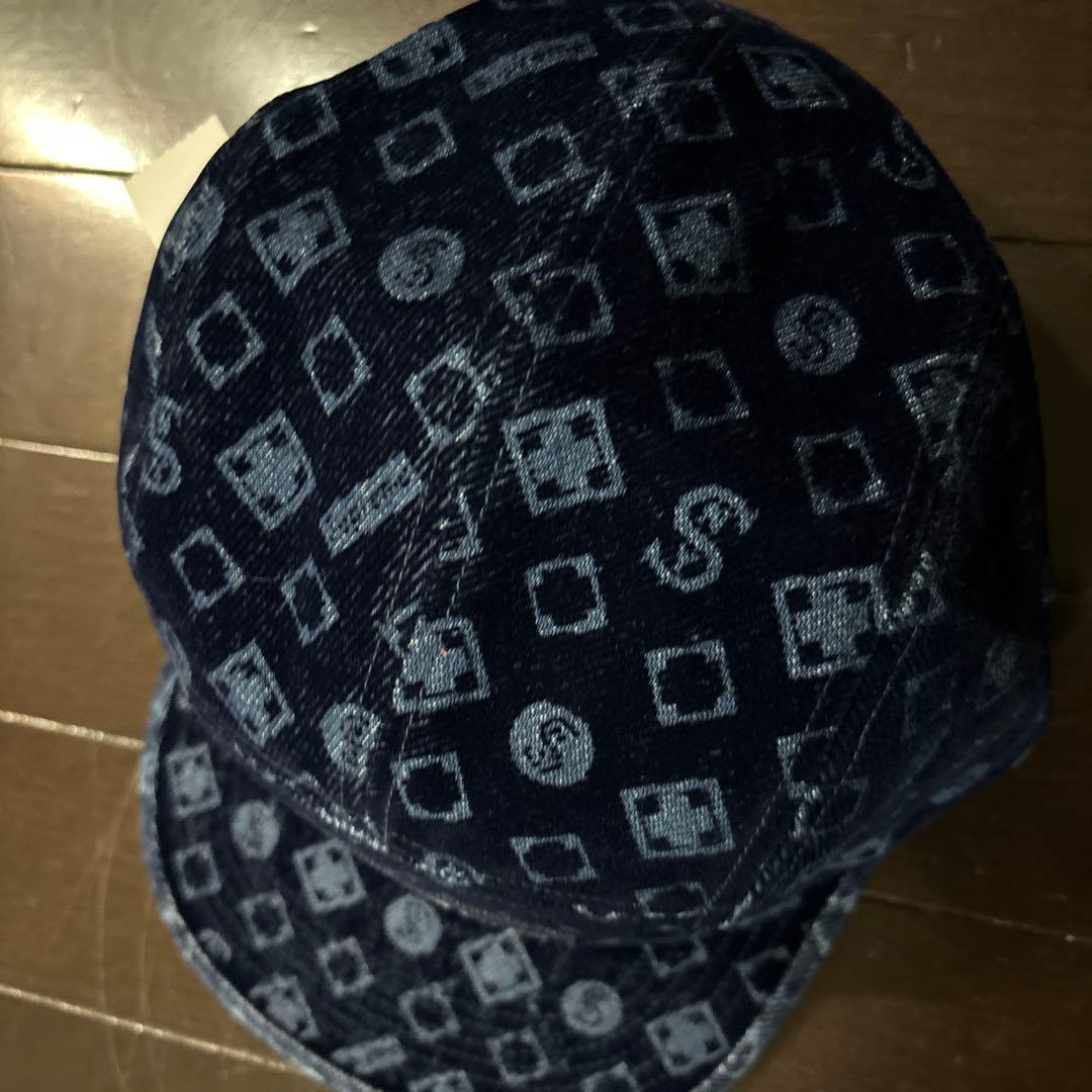 Supreme ネイビー コーデュロイキャップCampCap Blue 24AW