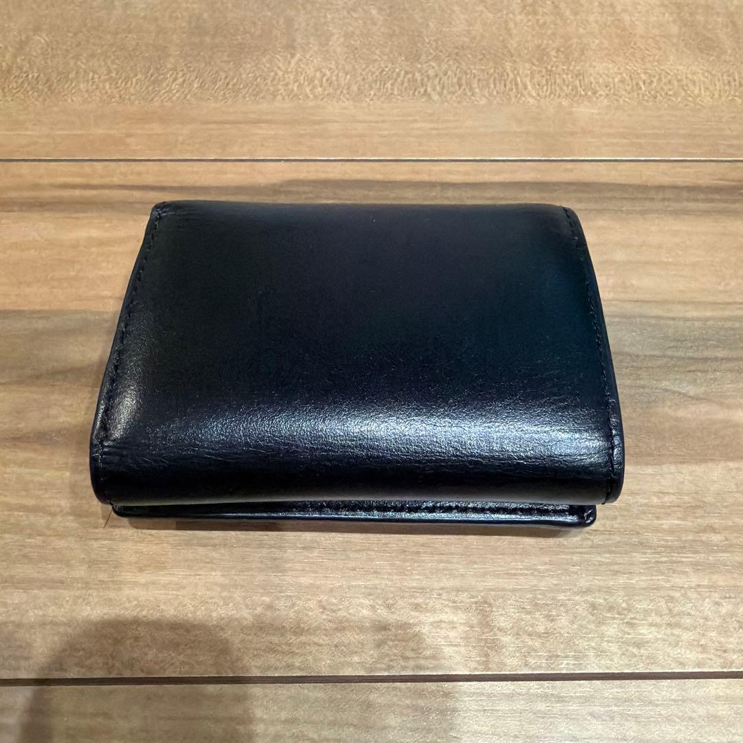 DIESEL ブラックレザー 三つ折り財布