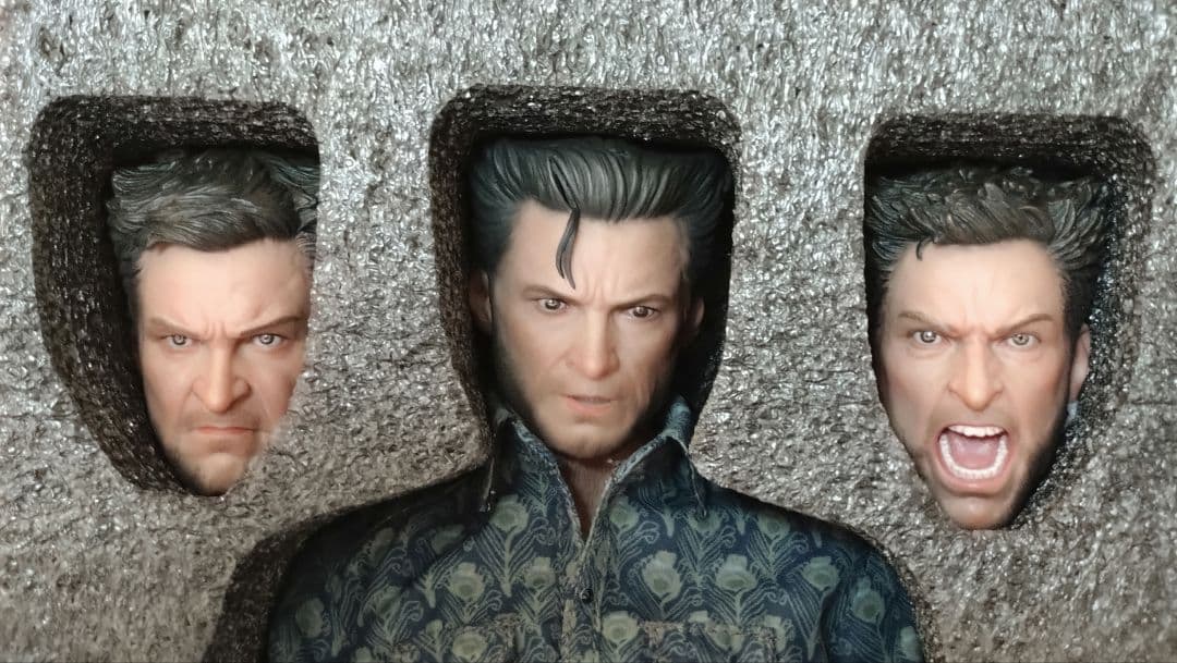 1/6スケール ウルヴァリン アクションフィギュア ３種類ヘッド wolfman