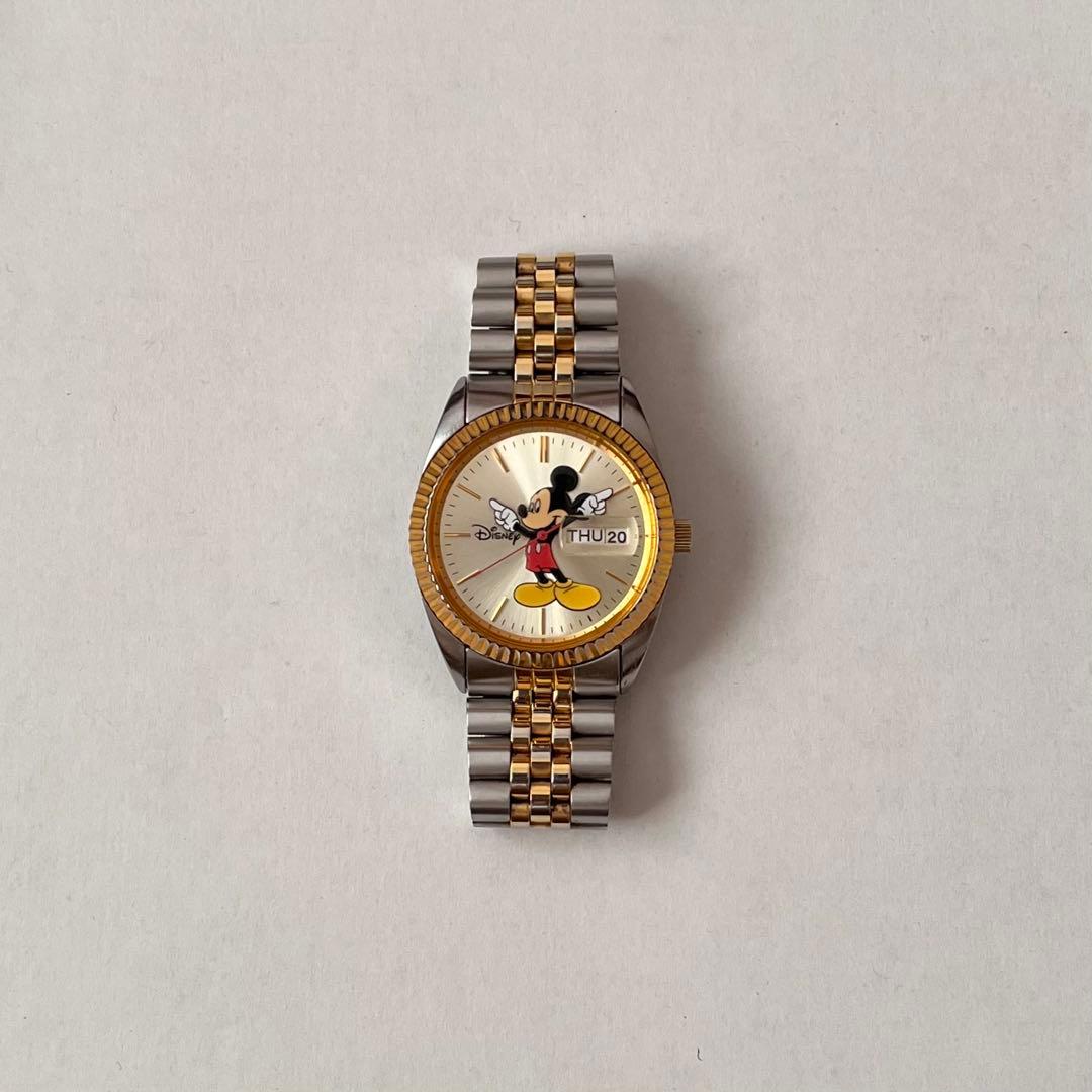 送料込/Disneyロレックス ミッキー 腕時計 アナログMU0959