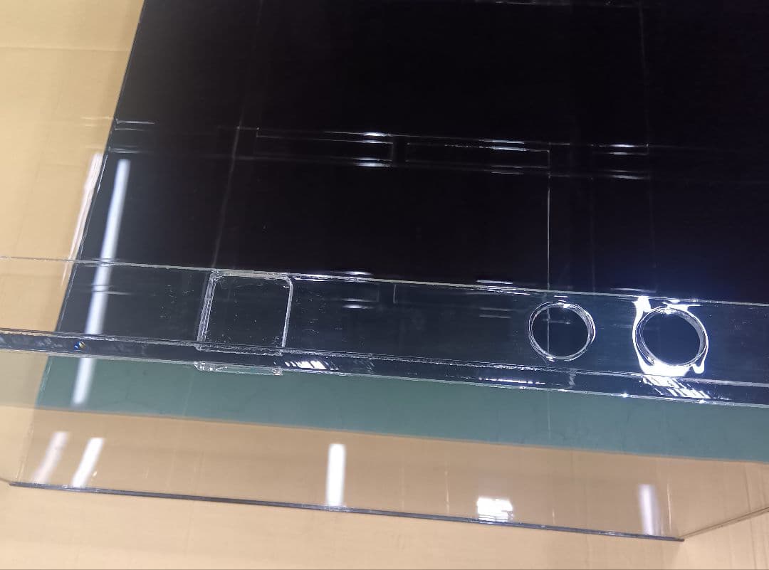 アクリル水槽 W1200 D700 H450 二面ブラック ワンオフ 佐川発送