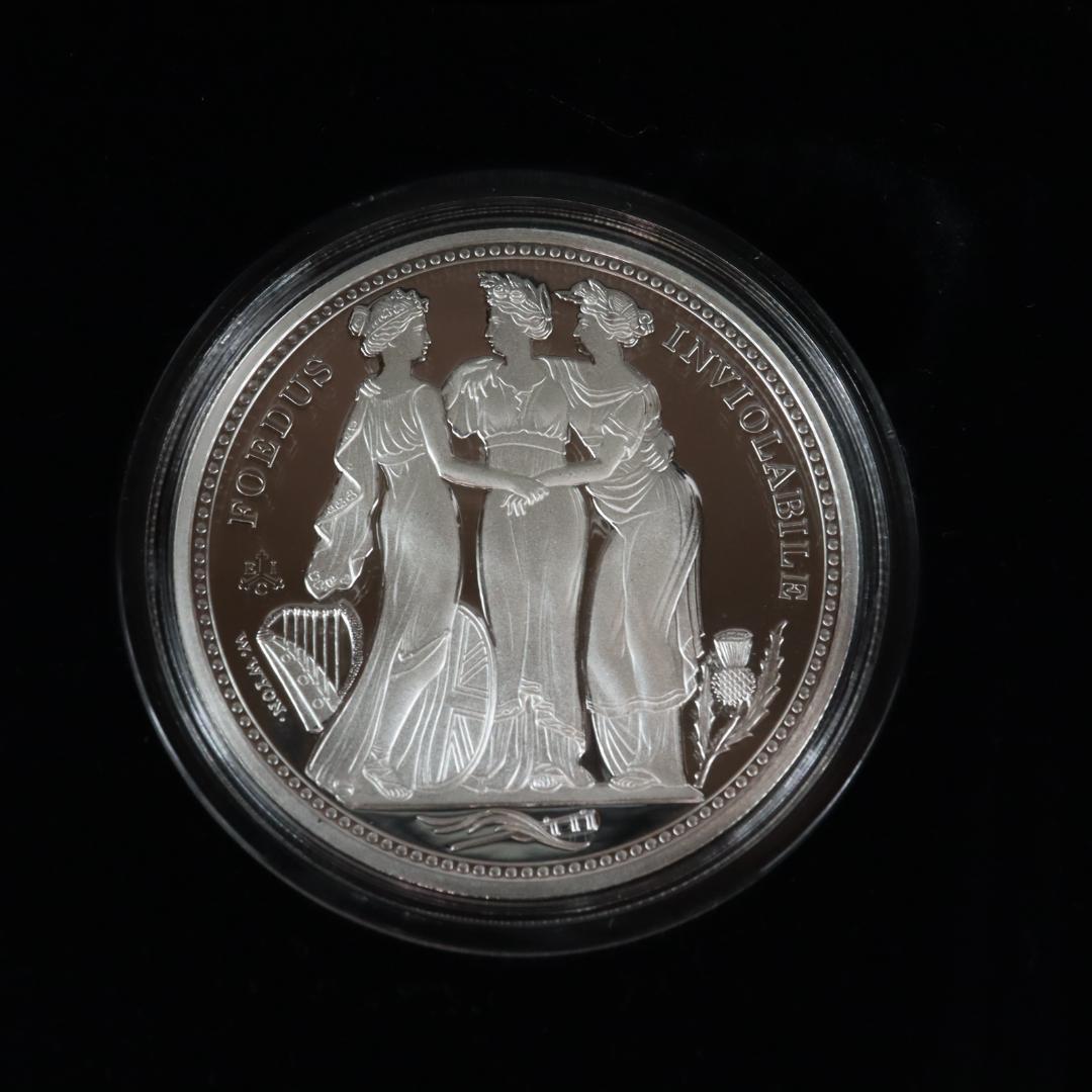 1オンス セントヘレナ スリーグレイセス プルーフ 銀貨 付属品完備