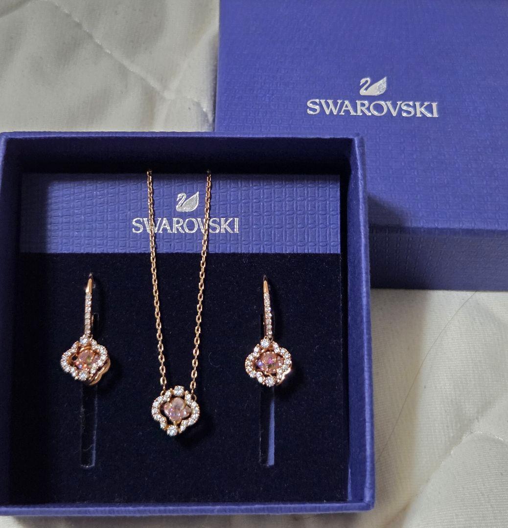 【Kei】スワロフスキー una ピアス ネックレス