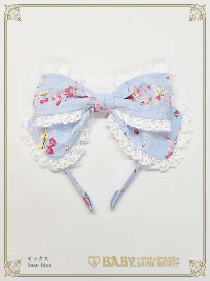 Baby スローモーションブーケ～あの日の私の想い～柄カチューシャ