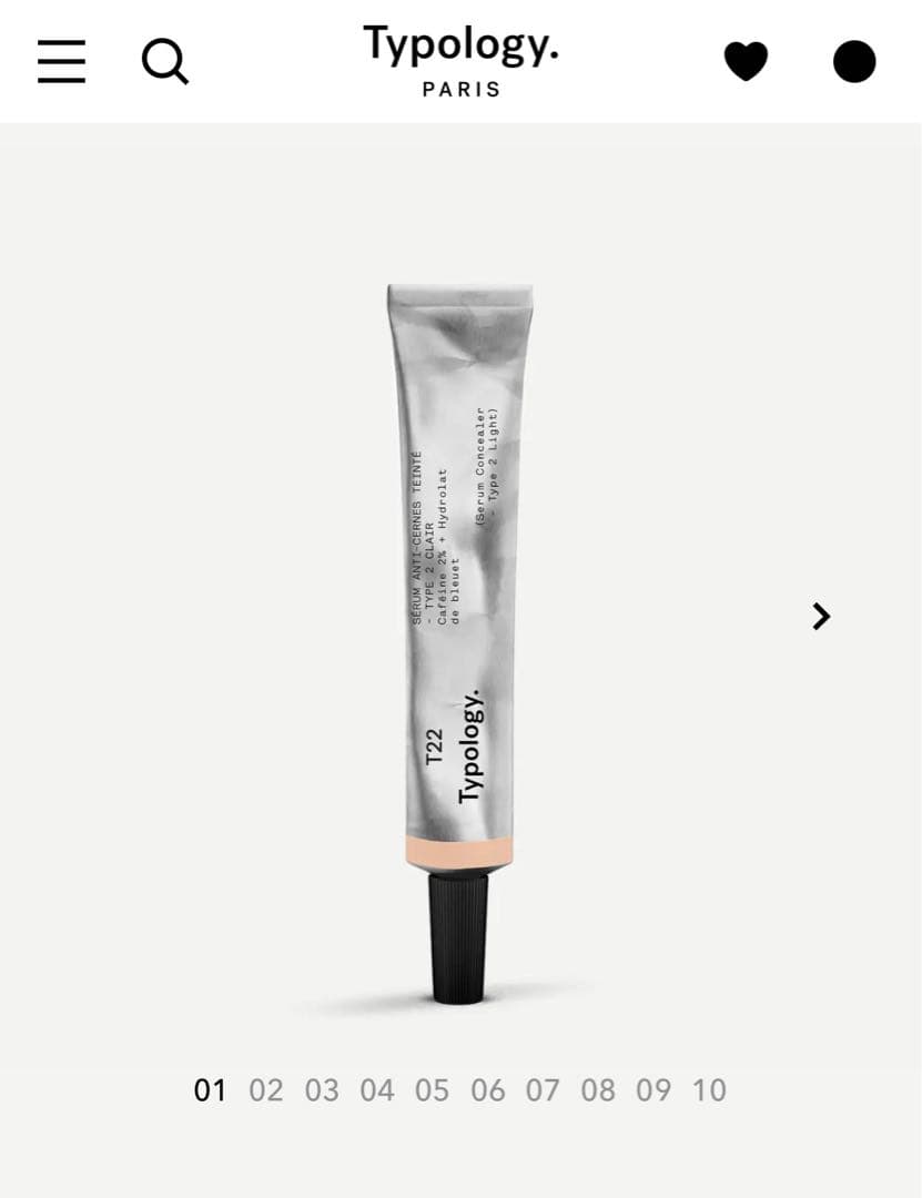 typology ティントセラム&コンシーラー type2 ティポロジー